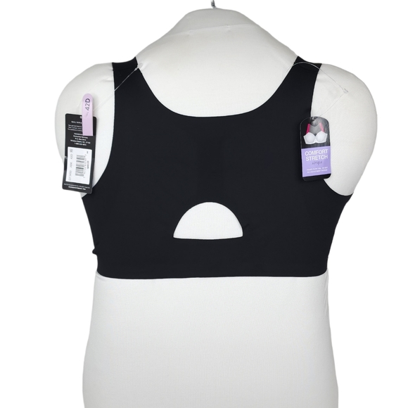 Bali One Smooth U Posture Boost EverSmooth Back Underwire Bra DF3450 Black 3450 - Picture 3 of 16